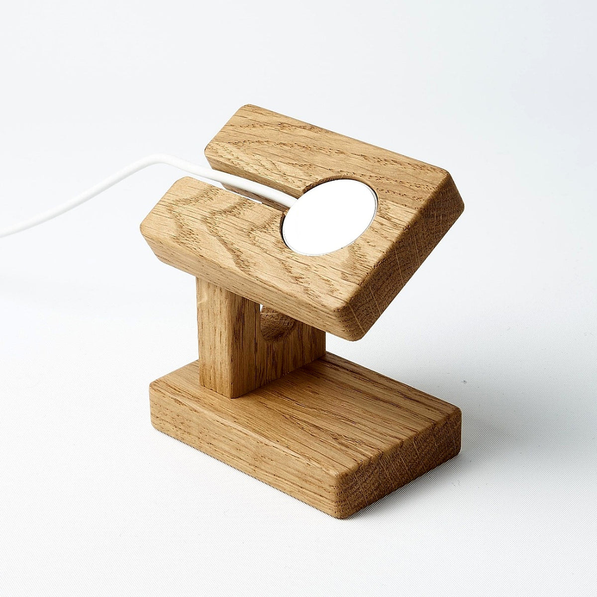 Wooden watch charging dock
